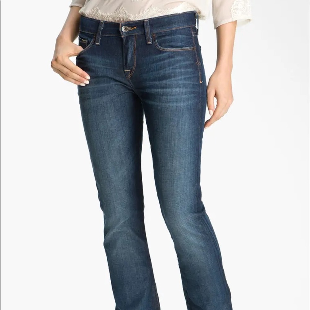 Lucky Brand Sofia Straight Dark Wash Size 14/32